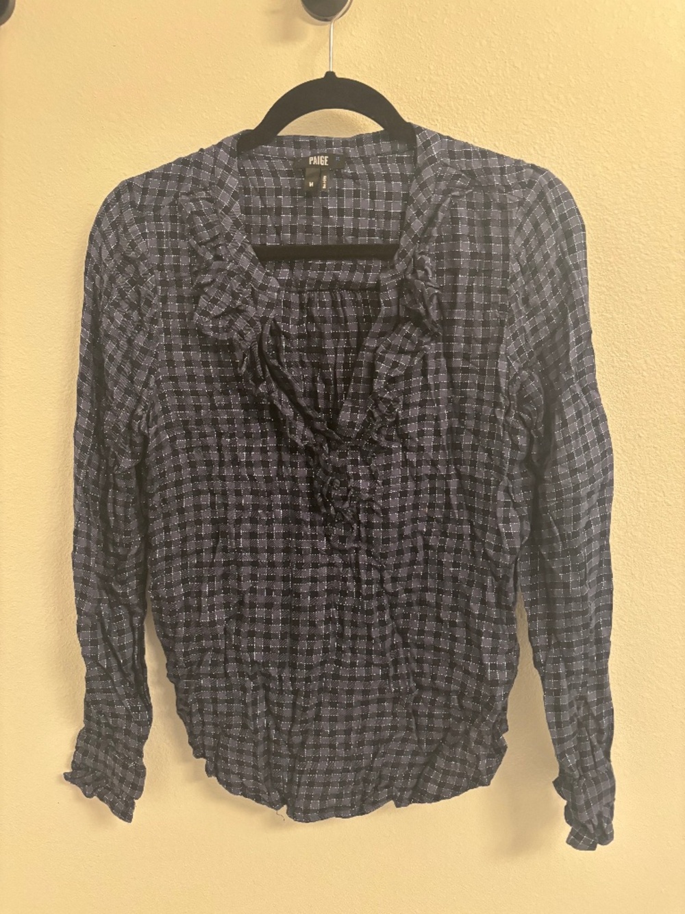 Paige Jeans Plaid Top